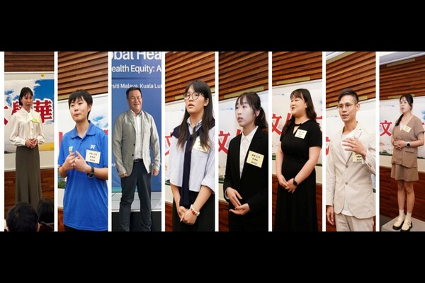 華岡青年來自不同學院、不同國家，象徵華岡青年逐漸邁入國際化。