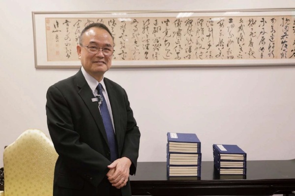 故宮院長蕭宗煌從美術系學生到故宮院長，他勉勵大家各行各業都有不同的出路。(攝影/施書理)